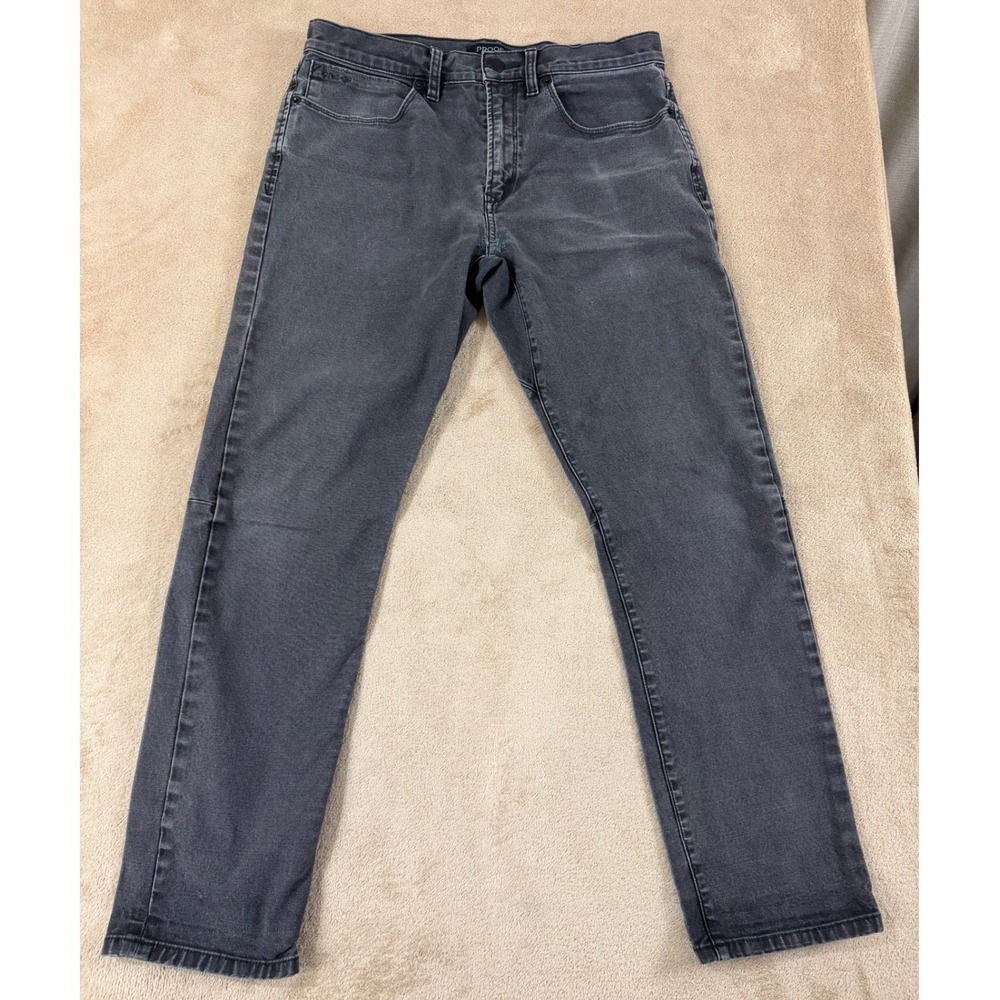 Proof Rover Pants Mens 31x30 Black‎ Wash Huckberry Stretch Canvas Straight